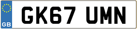 Truck License Plate
